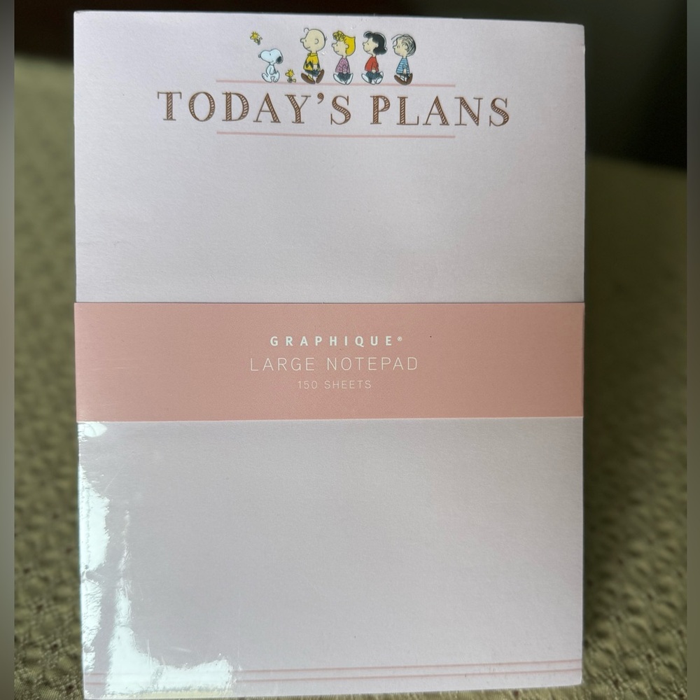 Peanuts Stationary NWT Paper Pad